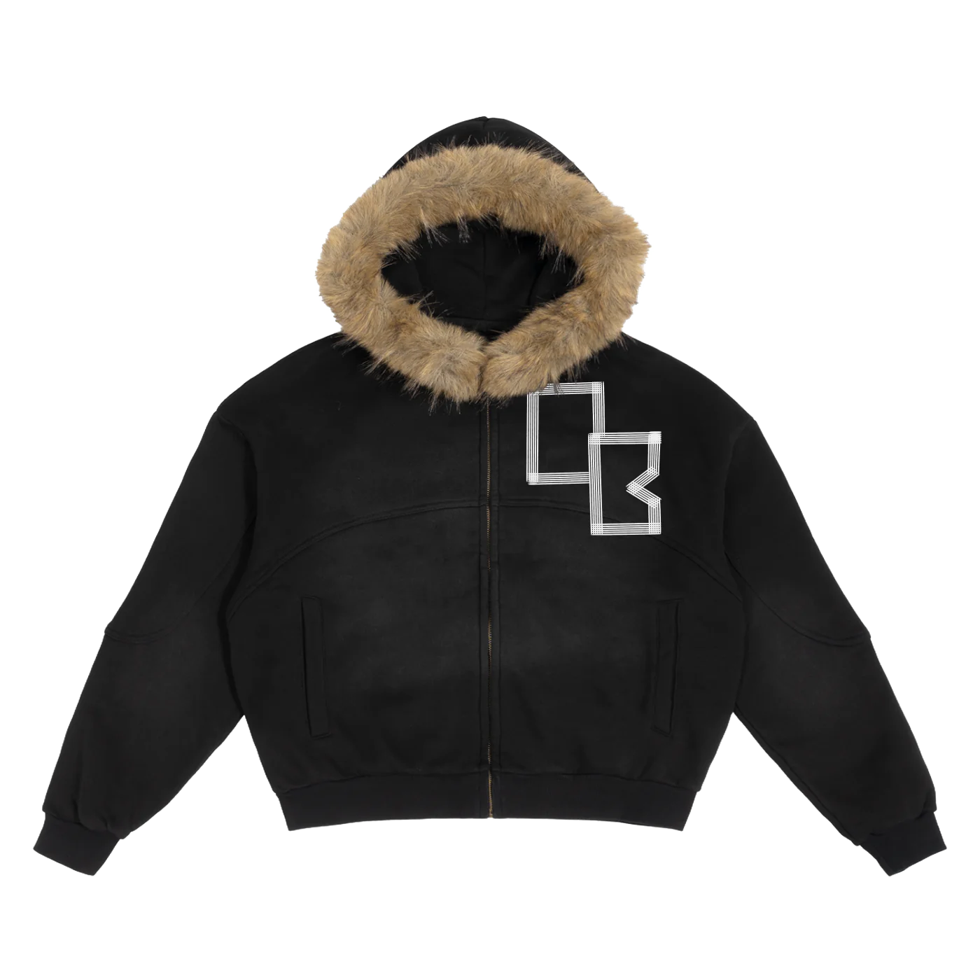 OFFBEAT WILD Detachable Fur Hoodie